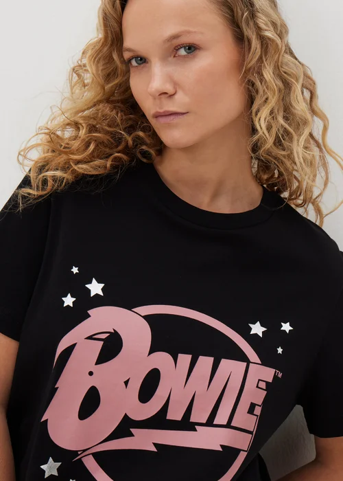 David Bowie Black Bowie T-Shirt - Small Image 2