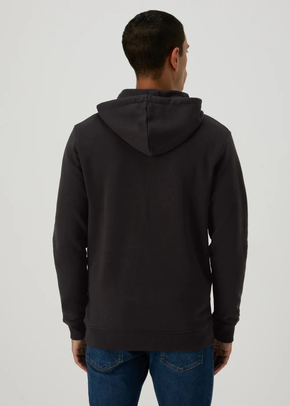 Black Fender Print Hoodie - S Image 2