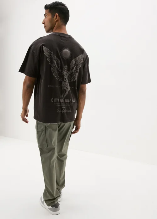 Black Washed City Of Angel T-Shirt - S Image 3