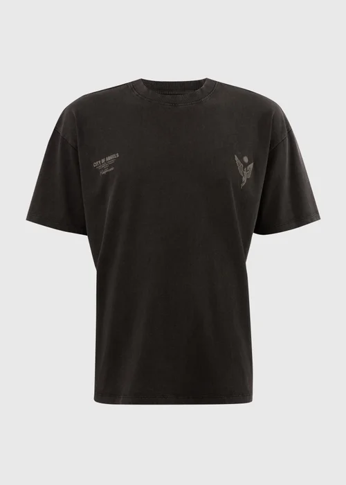 Black Washed City Of Angel T-Shirt - S Image 4