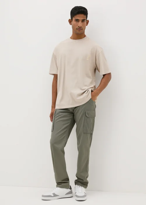 Taupe Washed City Of Angels T-Shirt - S Image 3