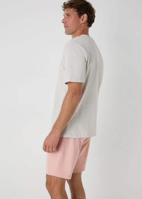 Pink Textured Shorts - XS Image 2