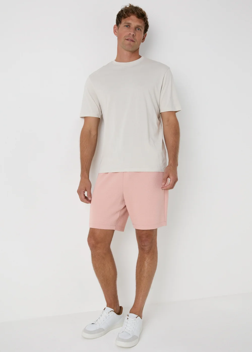 Pink Textured Shorts - XS Image 1