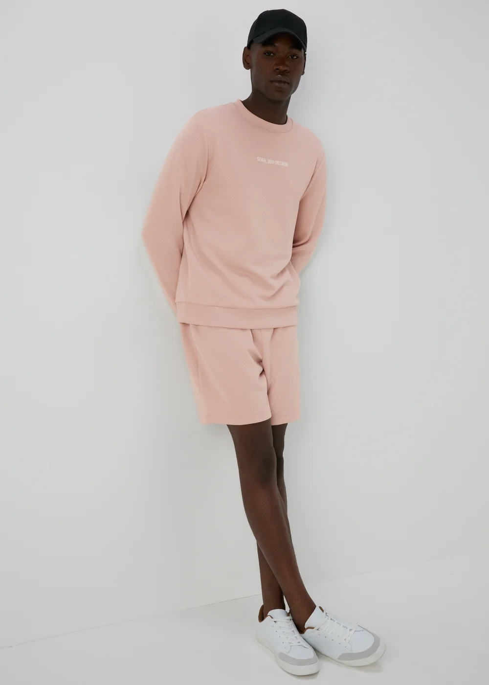 Pink Textured Sweatshirt - Extra small Image 3