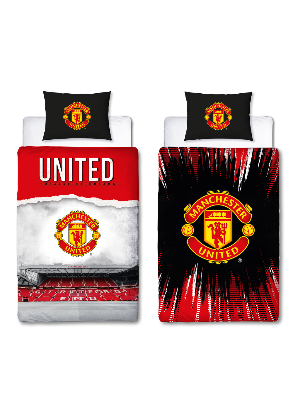 Manchester United FC Theatre Panel 100 % Cotton Duvet - Single Image 5