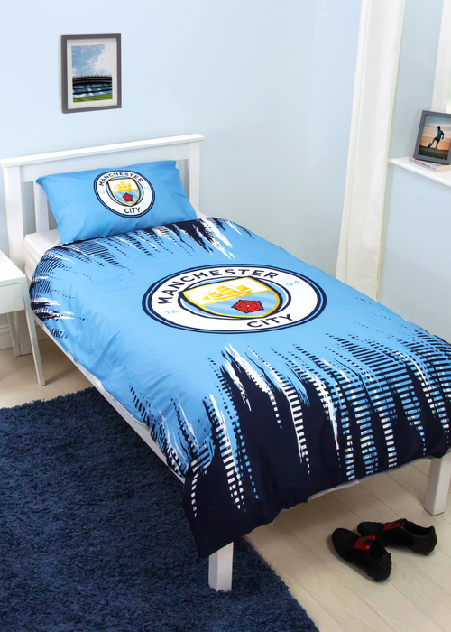 Manchester City Blue Moon Panel Duvet - Single Image 2