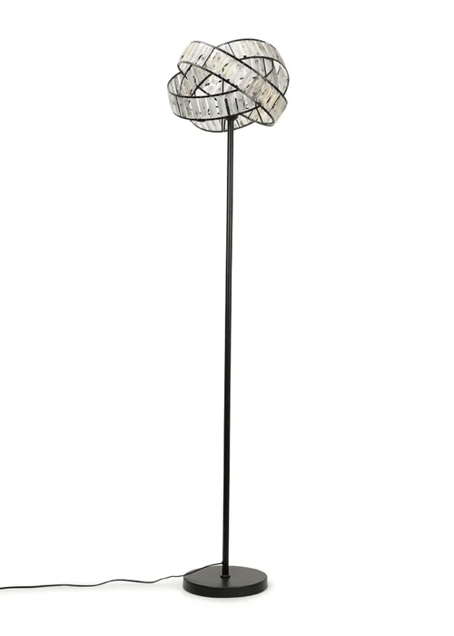 ValueLights Hudson Grey Metal Floor Lamp (159cm x 36.5cm x 36.5cm) - One Size Image 2