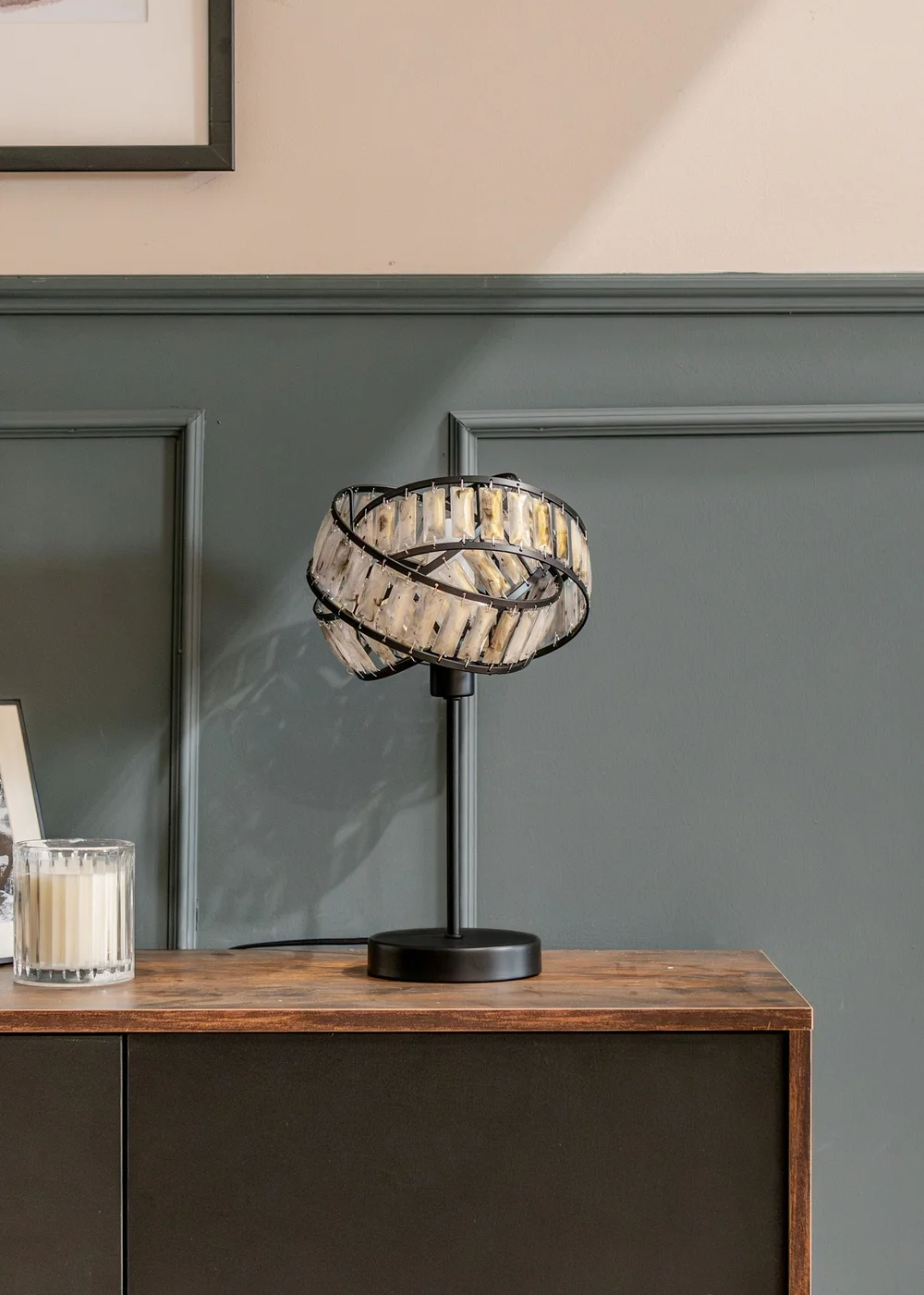 ValueLights Grey Hudson Tortoise Metal Table Lamp (35.5cm x 21cm x 21cm) - One Size Image 4