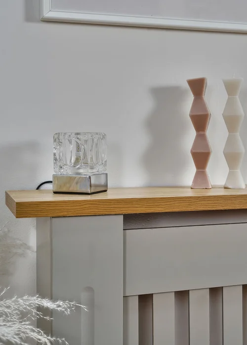 ValueLights Pair Of Ice Cube Touch Table Lamps (20cm x 7cm x 7cm) - One Size Image 3