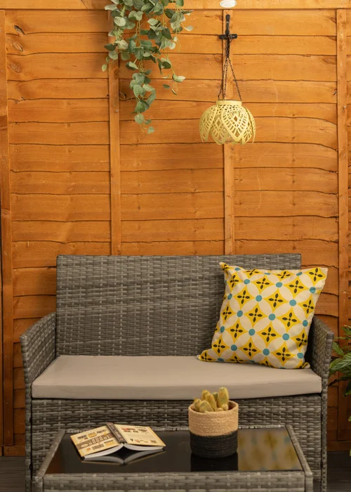 ValueLights Yellow Artichoke Hanging Solar Light (41cm x 20cm x 20cm) - One Size Image 3