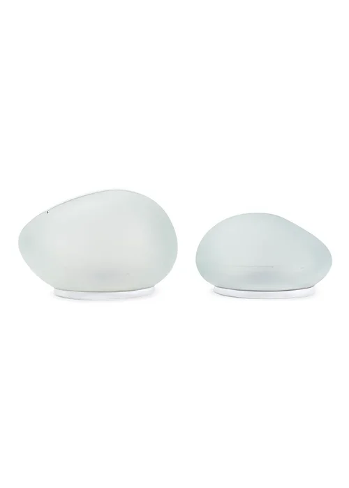 ValueLights Pebble Solar Lights Set of 2 (10.9cm x 12.5cm x 16.7cm) - One Size Image 2