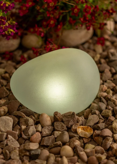 ValueLights Pebble Solar Lights Set of 2 (10.9cm x 12.5cm x 16.7cm) - One Size Image 5