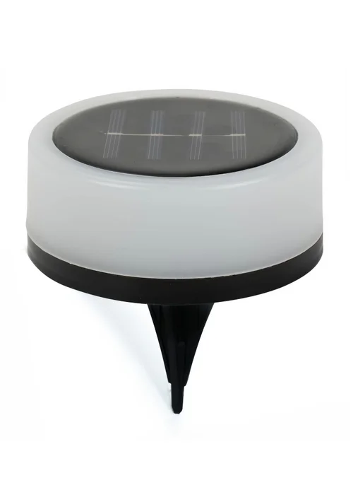 ValueLights White Multi-Function Solar Lights Set of 2 (11.5cm x 11cm x 11cm) - One Size Image 2