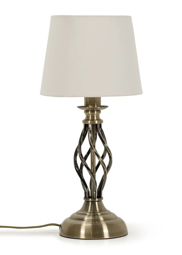 ValueLights Memphis Antique Gold Table Lamp