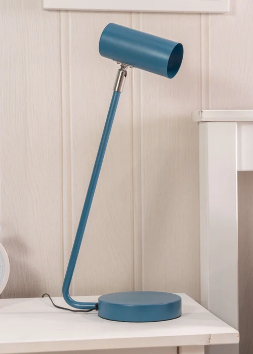ValueLights Blue Integrated LED Task Desk Lamp (45.5cm x 25cm x 15.5cm) - One Size Image 4