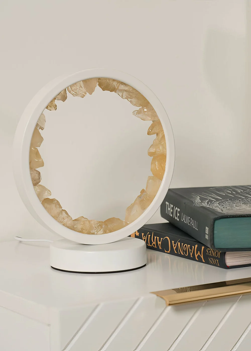 ValueLights Citron Crystal Wellness Lamp (20.5cm x 10.5cm x 18cm) - One Size Image 1