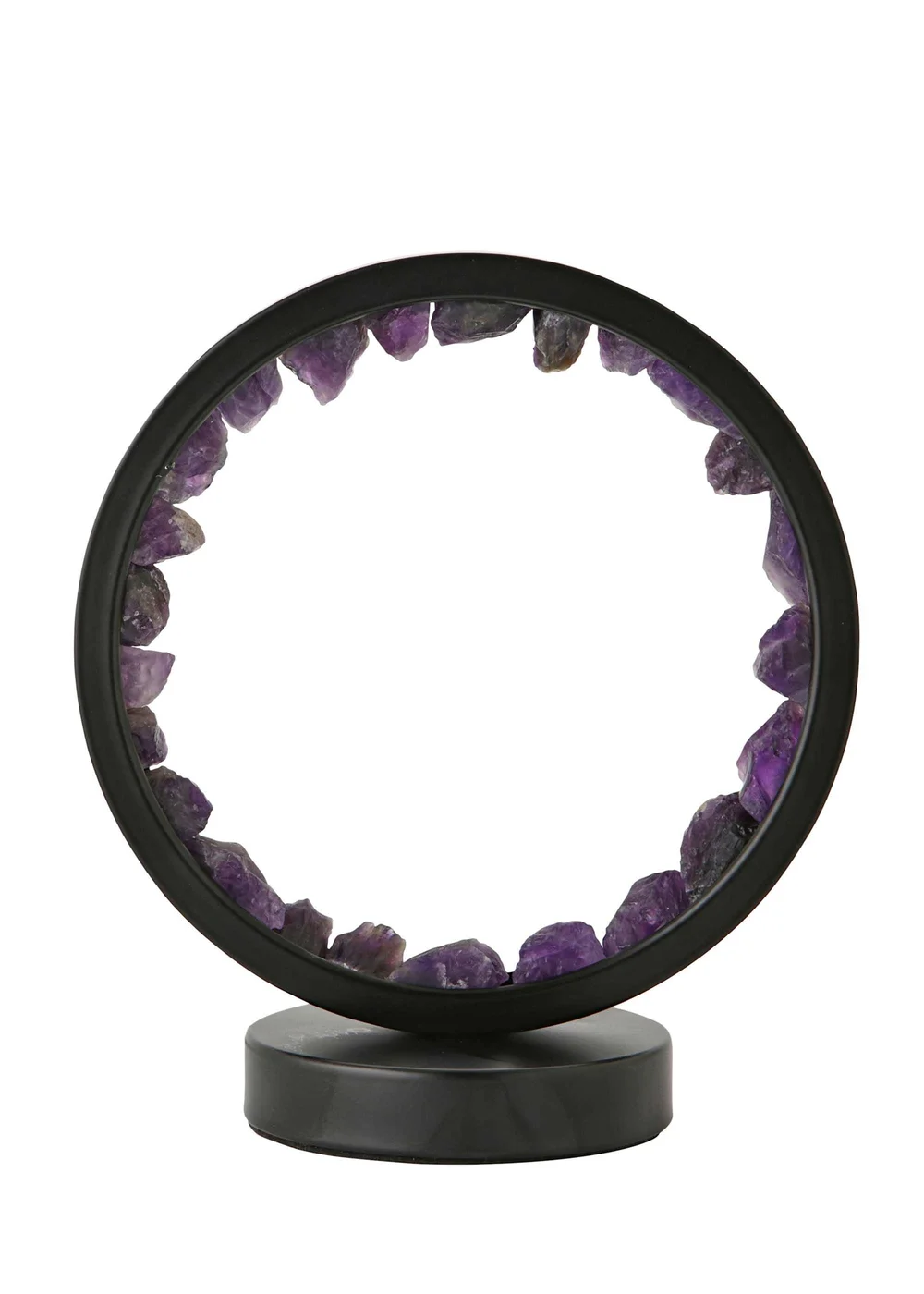ValueLights Amethyst Crystal Wellness Lamp (20.5cm x 10.5cm x 18cm) - One Size Image 5