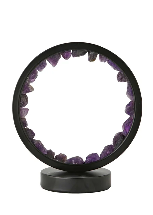 ValueLights Amethyst Crystal Wellness Lamp (20.5cm x 10.5cm x 18cm) - One Size Image 5