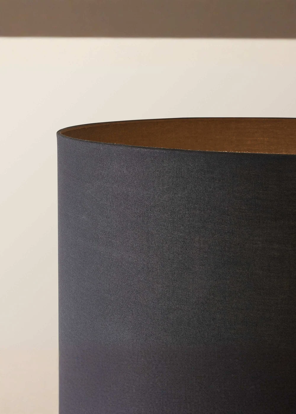 ValueLights Tavel Matt Black Floor Lamp Black Shade (132.5cm x 14cm x 35cm) - One Size Image 4