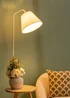 ValueLights Freja Natural Wooden Floor Lamp (161cm x 45cm x 51cm) - One Size Image 2