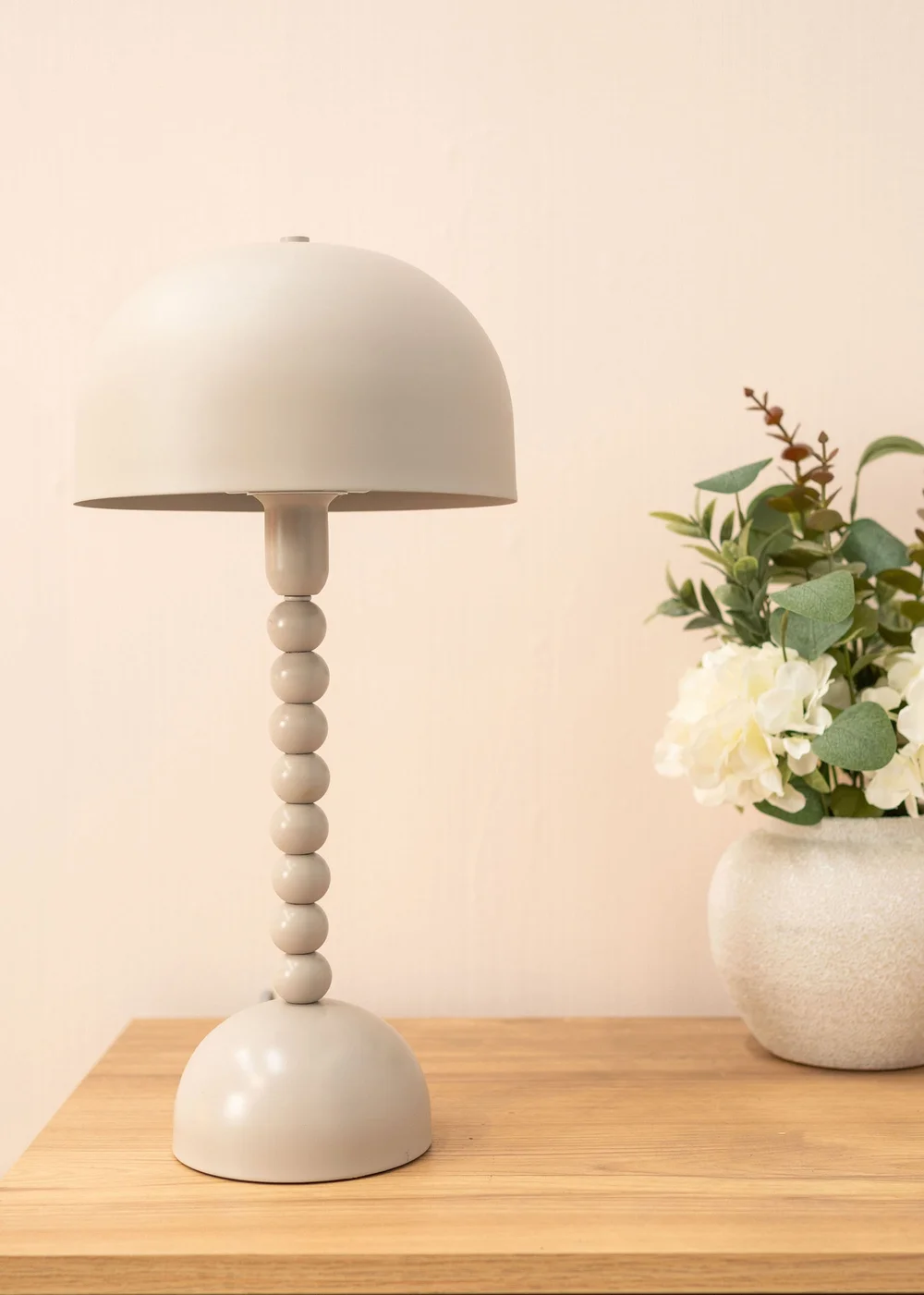 ValueLights Clement Grey Table Lamp (46cm x 22cm x 22cm) - One Size Image 1