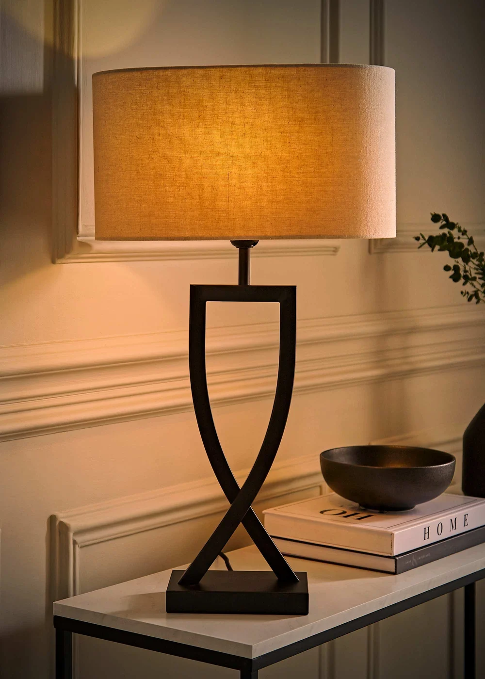 ValueLights Katniss Black Metal Table Lamp (63cm x 36cm x 21.5cm) - One Size Image 2
