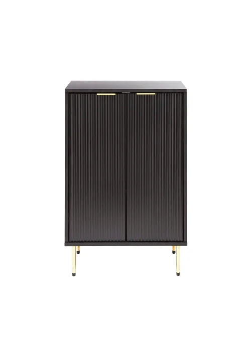 Lloyd Pascal Black Venice 2 Door Cabinet - One Size Image 2