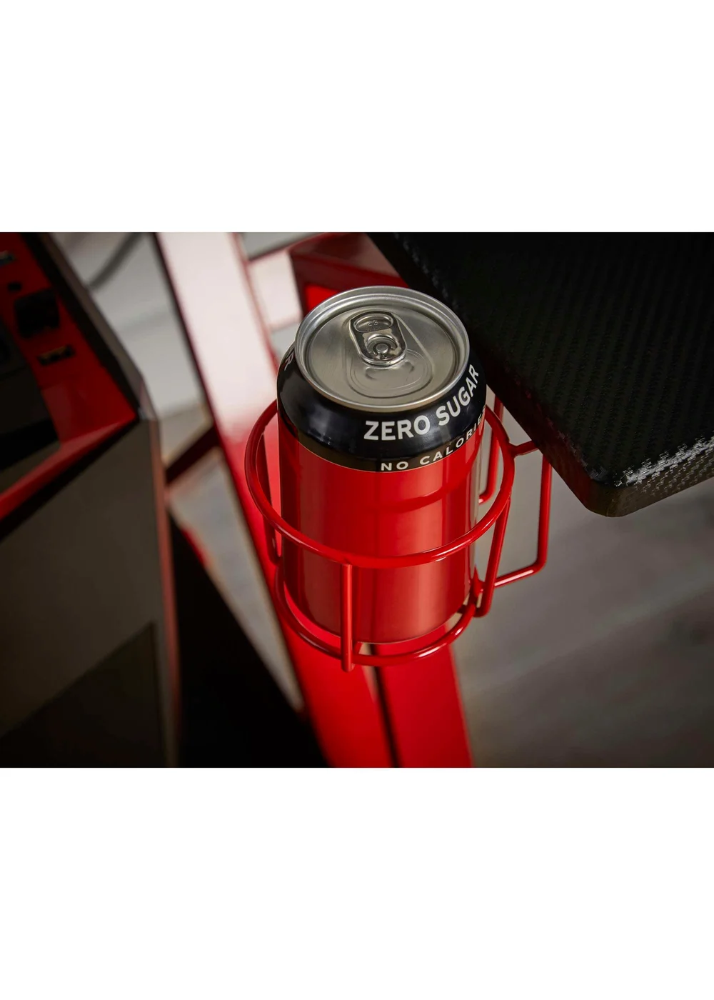 Lloyd Pascal Black/Red Dainton Desk - One Size Image 4