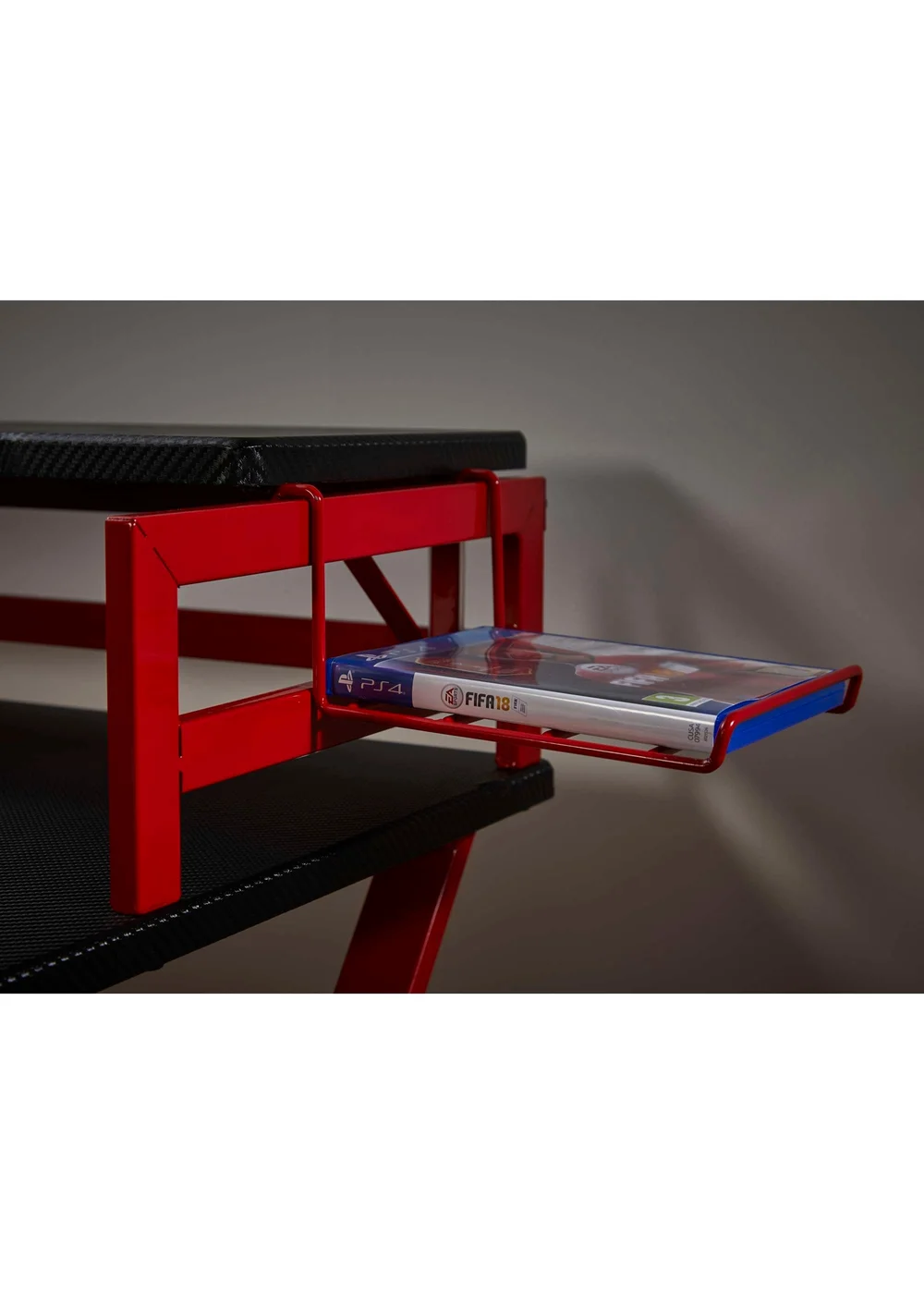 Lloyd Pascal Black/Red Dainton Desk - One Size Image 3