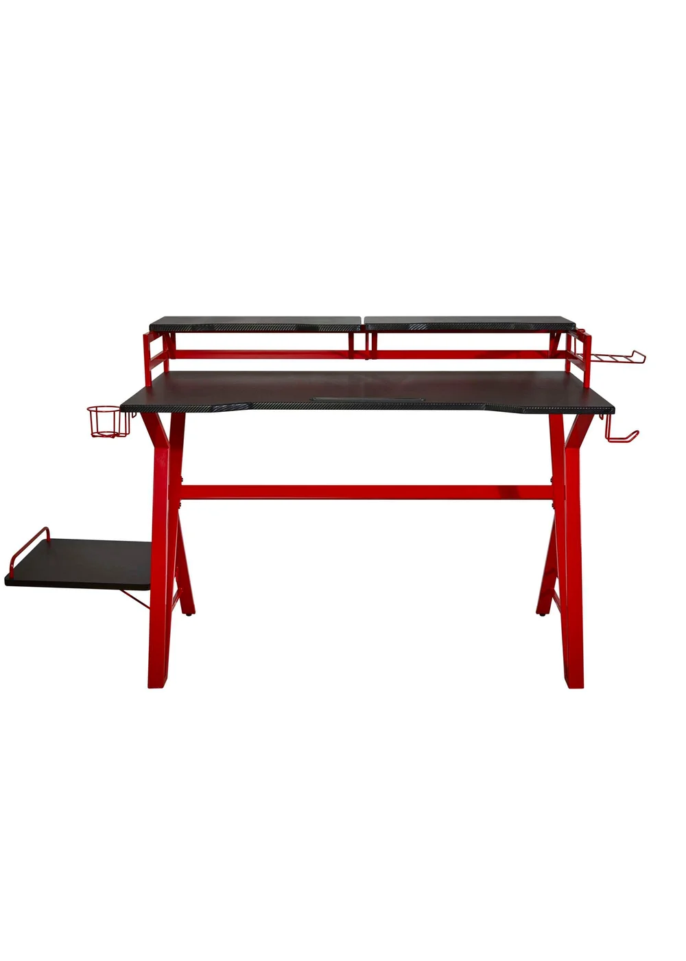 Lloyd Pascal Black/Red Dainton Desk - One Size Image 2