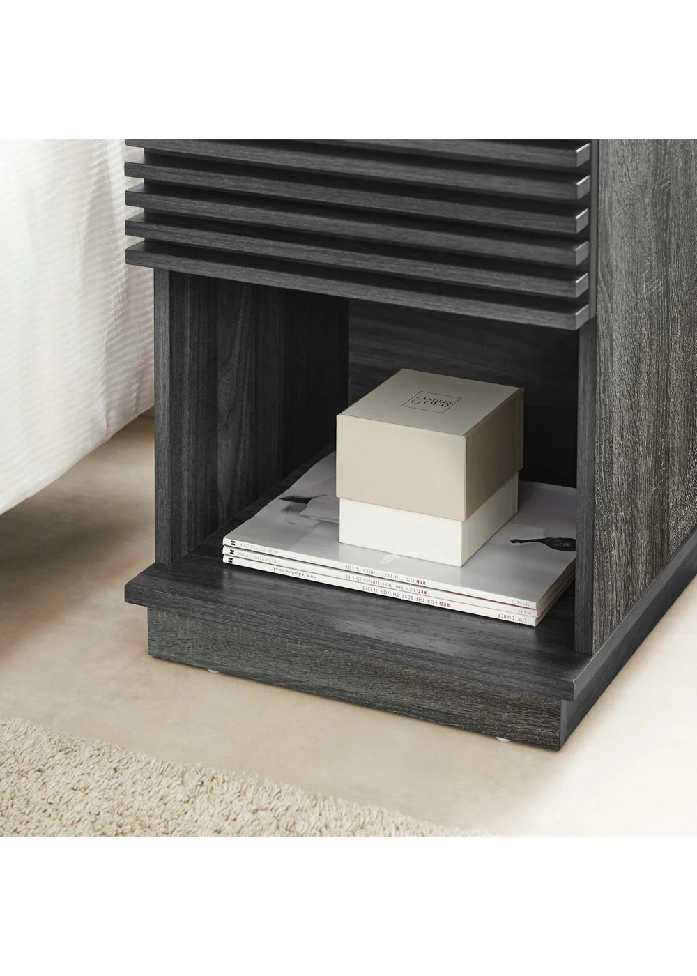 Lloyd Pascal Grey Maldon Side Table - One Size Image 4