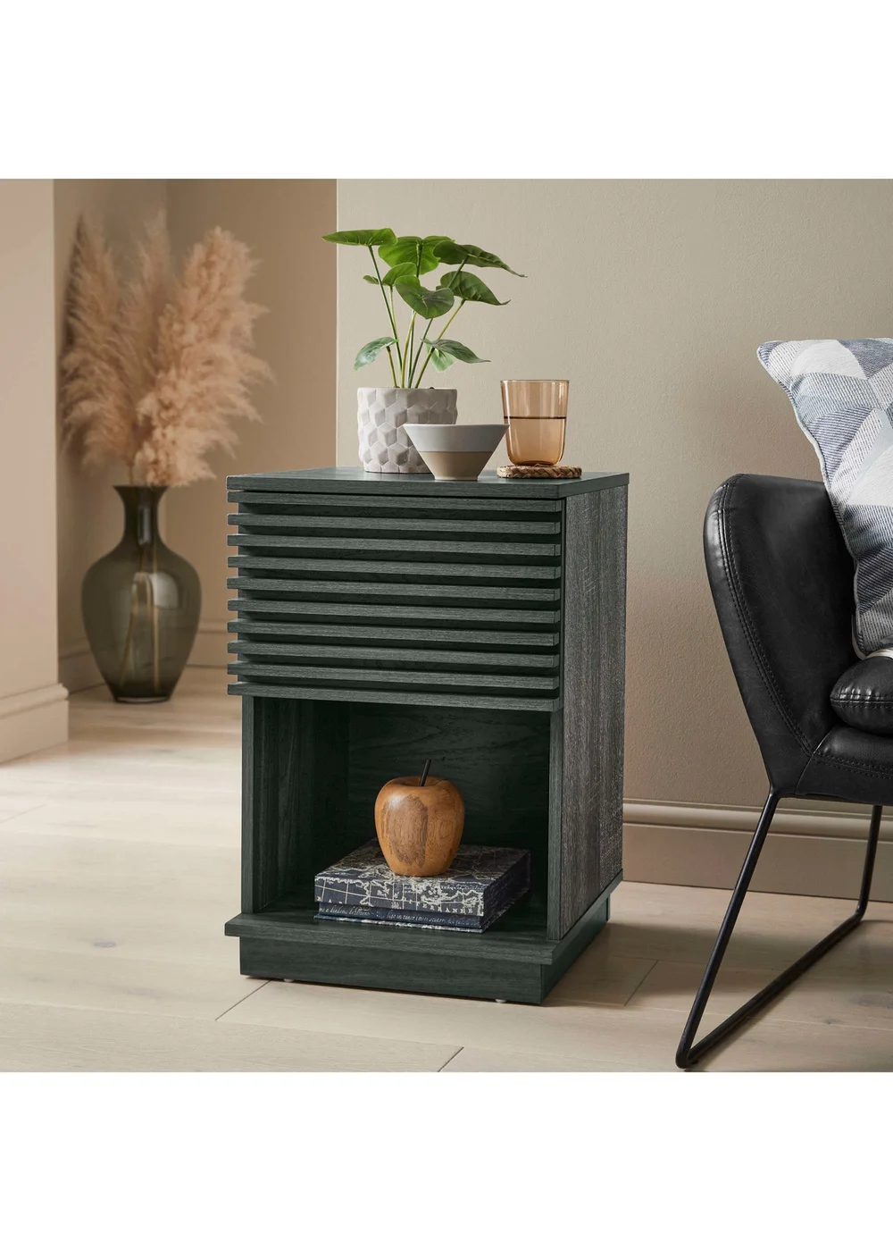Lloyd Pascal Grey Maldon Side Table - One Size Image 1