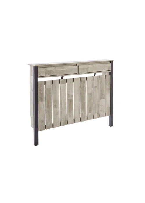 Lloyd Pascal Grey Madley Radiator Cover with 2 Drawers - One Size Image 3