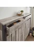 Lloyd Pascal Grey Madley Radiator Cover with 2 Drawers - One Size Image 4