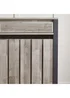Lloyd Pascal Grey Madley Radiator Cover with 2 Drawers - One Size Image 5