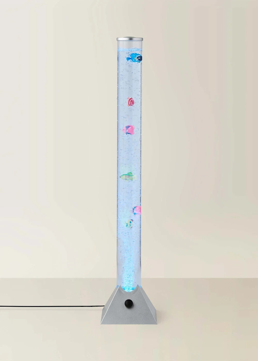 ValueLights Silver LED Colour Changing Bubble Lamp 6 Fish (90.5cm x 18cm x 18cm) - One Size Image 3