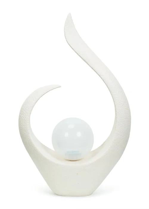 ValueLights White Solar Abstract Ornament (59cm x 37cm x 14cm) - One Size Image 2