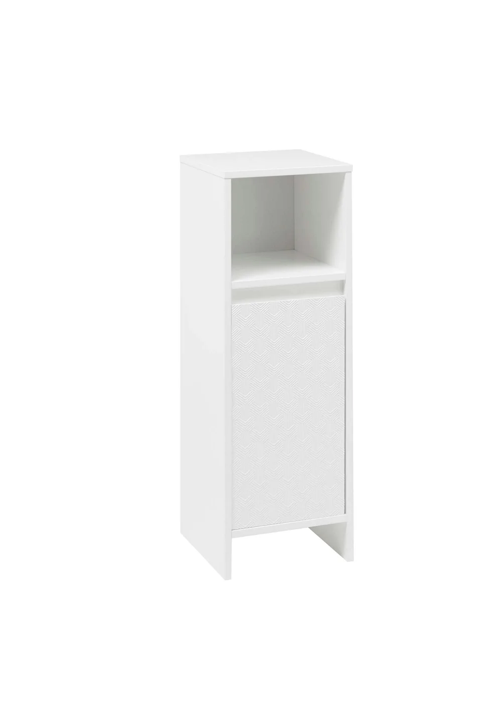 Lloyd Pascal White Haddon Single Door Floor Cabinet - One Size Image 3
