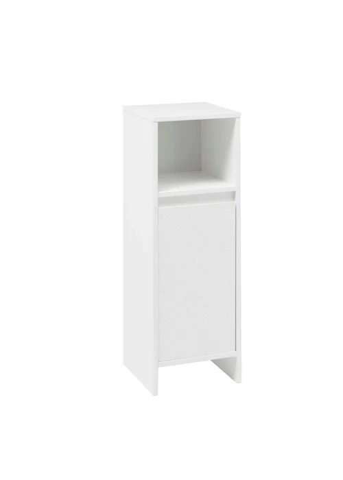 Lloyd Pascal White Haddon Single Door Floor Cabinet - One Size Image 3