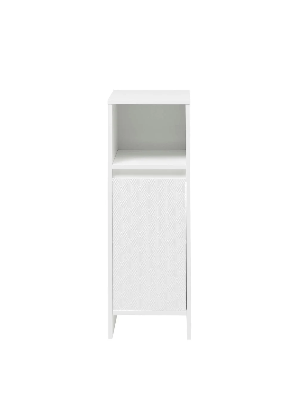 Lloyd Pascal White Haddon Single Door Floor Cabinet - One Size Image 2