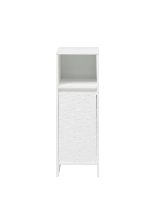 Lloyd Pascal White Haddon Single Door Floor Cabinet - One Size Image 2