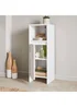 Lloyd Pascal White Haddon Single Door Floor Cabinet - One Size Image 5