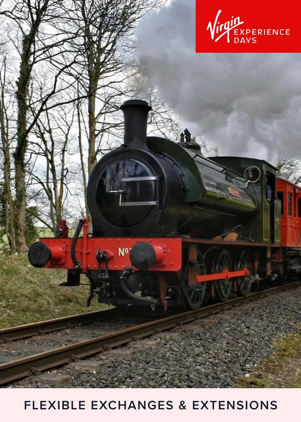 Virgin Experience Days Railway Steam Train with Breakfast for Two - One Size Image 1