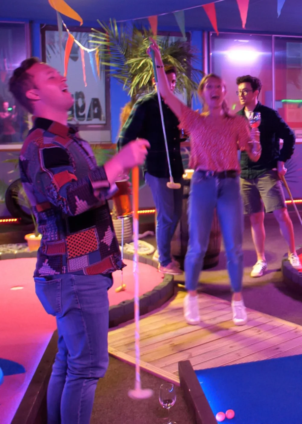 Virgin Experience Days Jungle Rumble 9 Hole Crazy Golf with Drinks for Two - One Size Image 2