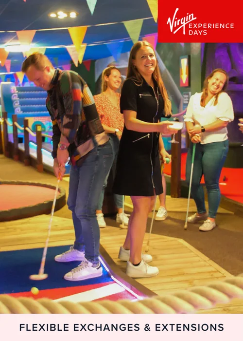 Virgin Experience Days Jungle Rumble 9 Hole Crazy Golf with Drinks for Two - One Size Image 1