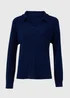 Navy Collared Top - Size 8 Image 4