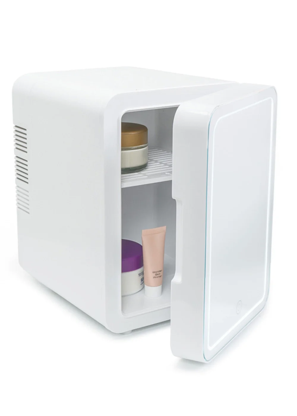 ValueLights White LED Mirror Mini Beauty Fridge (4L 25cm x 24cm x 18cm) - One Size Image 2