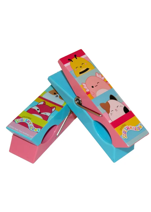 Squishmallows Stripes Beach Pool Towel Clips - One Size Image 1