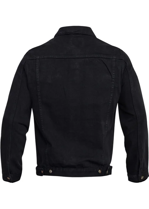 Duke Black London Trucker Denim Jacket - S Image 2