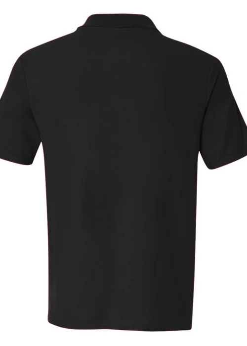 Duke Black Grant Pique Kingsize Polo Shirt - XL Image 2